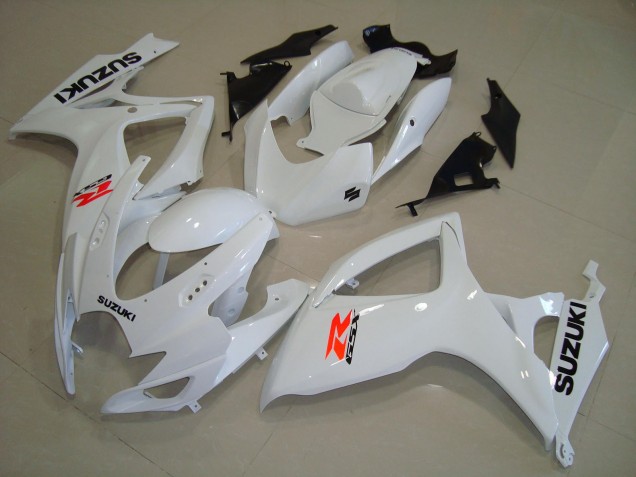 Carenado Moto Suzuki GSXR 600 / GSXR 750 2004-2005 - Blanco Rojo Negro