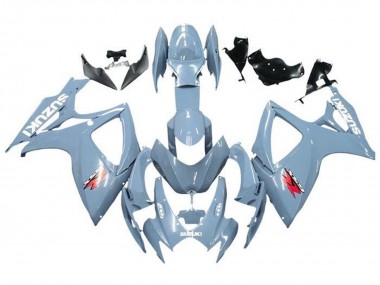 Carenado Moto Suzuki GSXR 600 / GSXR 750 2006-2007 - Azul Gris Blanco Rojo