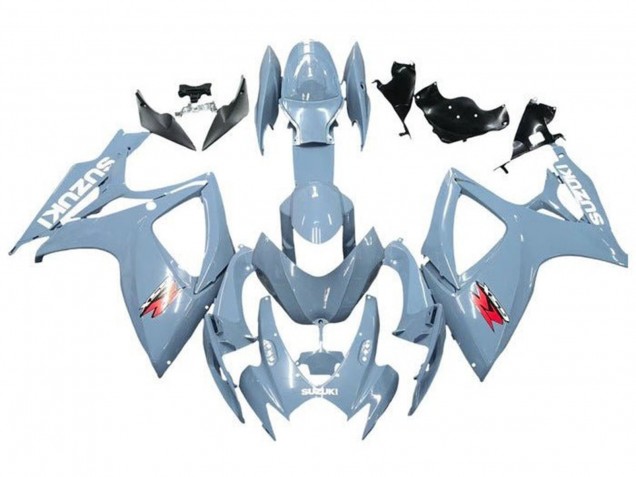 Carenado Moto Suzuki GSXR 600 / GSXR 750 2006-2007 - Azul Gris Blanco Rojo