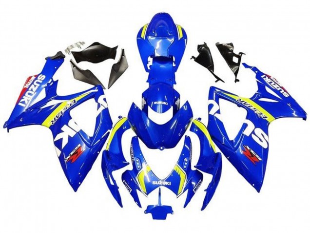 Carenado Moto Suzuki GSXR 600 / GSXR 750 2006-2007 - Azul Blanco Amarillo Rojo Ecstar