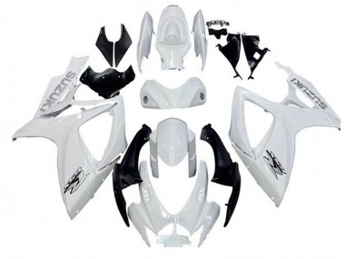 Carenado Moto Suzuki GSXR 600 / GSXR 750 2006-2007 - Blanco Negro