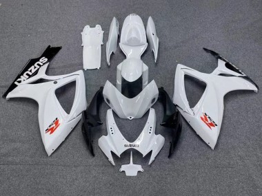 Carenado Moto Suzuki GSXR 600 / GSXR 750 2006-2007 - Blanco Negro Rojo