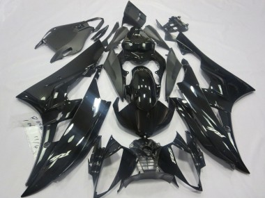 Carenado Moto Yamaha YZF R6 2006-2007 - Negro Brillante Negro Mate