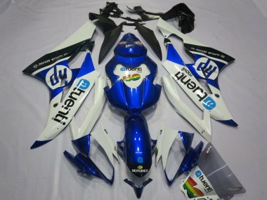 Carenado Moto Yamaha YZF R6 2006-2007 - Blanco Azul Negro