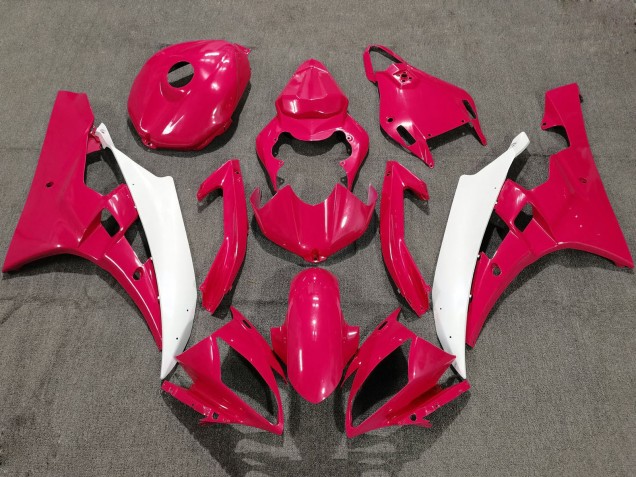 Carenado Moto Yamaha YZF R6 2006-2007 - Rojo Blanco