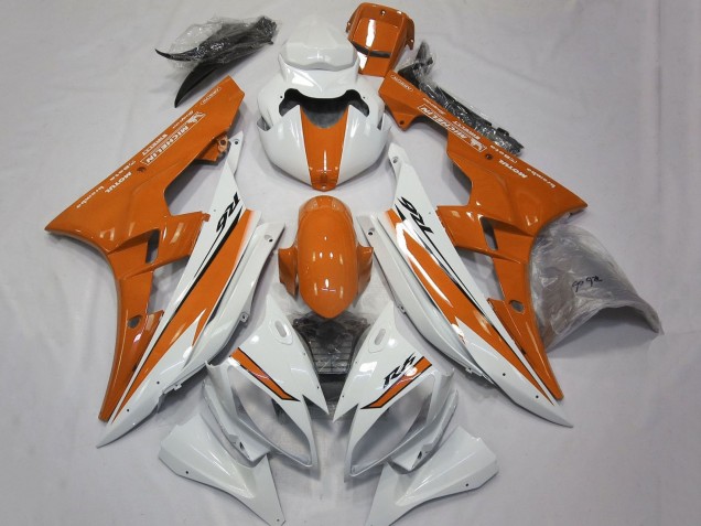 Carenado Moto Yamaha YZF R6 2006-2007 - Blanco Naranja
