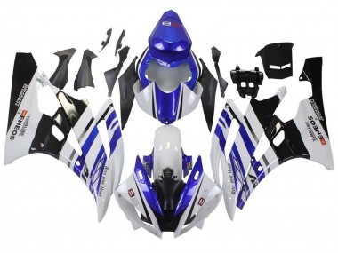 Carenado Moto Yamaha YZF R6 2006-2007 - Blanco Azul Negro ENEOS Yamalube
