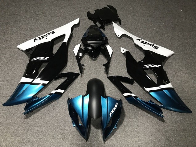 Carenado Moto Yamaha YZF R6 2008-2016 - Blanco Azul Negro Spiffy