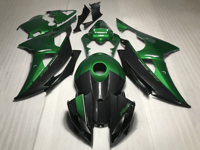 Carenados Moto Yamaha YZF R6 2008-2016 - Verde FibraCarbono Estilo