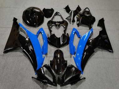 Carenado Moto Yamaha YZF R6 2008-2016 - Azul Negro Brillante