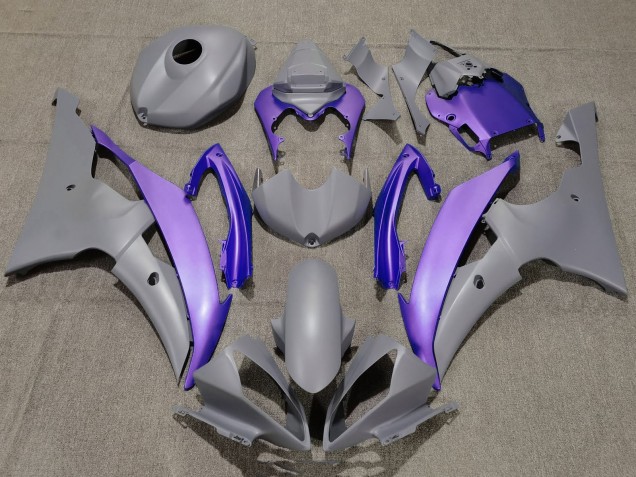 Carenado Moto Yamaha YZF R6 2008-2016 - Gris Púrpura