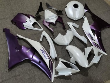 Carenados Moto Yamaha YZF R6 2008-2016 - Blanco Púrpura