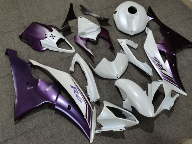Carenados Moto Yamaha YZF R6 2008-2016 - Blanco Púrpura