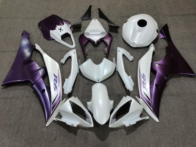 Carenados Moto Yamaha YZF R6 2008-2016 - Blanco Púrpura