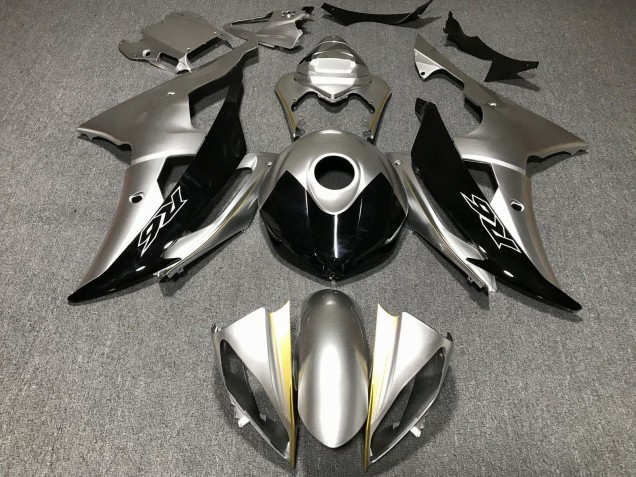 Carenado Moto Yamaha YZF R6 2008-2016 - Plata Oro Negro