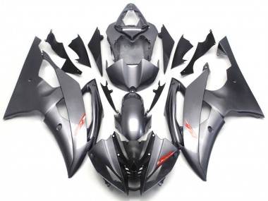 Carenado Moto Yamaha YZF R6 2008-2016 - Gris Rojo Calcomanías