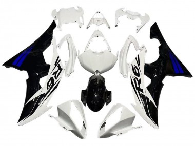 Carenado Moto Yamaha YZF R6 2008-2016 - Blanco Azul Negro Brillante