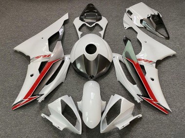 Carenado Moto Yamaha YZF R6 2008-2016 - Blanco Perla Rojo