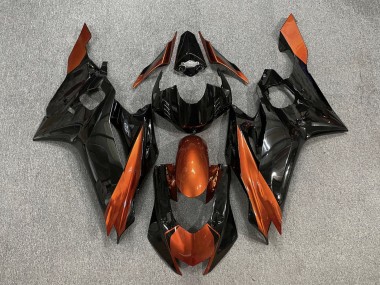 Carenado Moto Yamaha YZF R6 2017-2023 - Naranja Negro Brillante