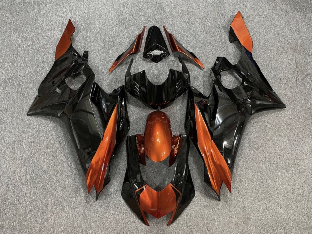 Carenado Moto Yamaha YZF R6 2017-2023 - Naranja Negro Brillante