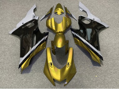 Carenado Moto Yamaha YZF R6 2017-2023 - Gris Oro Negro Brillante