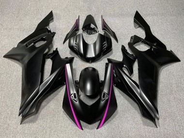 Carenado Moto Yamaha YZF R6 2017-2023 - Negro Mate Rosa