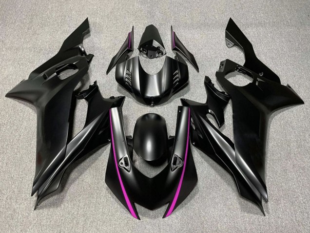Carenado Moto Yamaha YZF R6 2017-2023 - Negro Mate Rosa