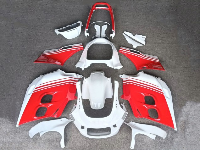 Carenado Moto Honda CBR1000F Hurricane 1987-1988 - Blanco Rojo
