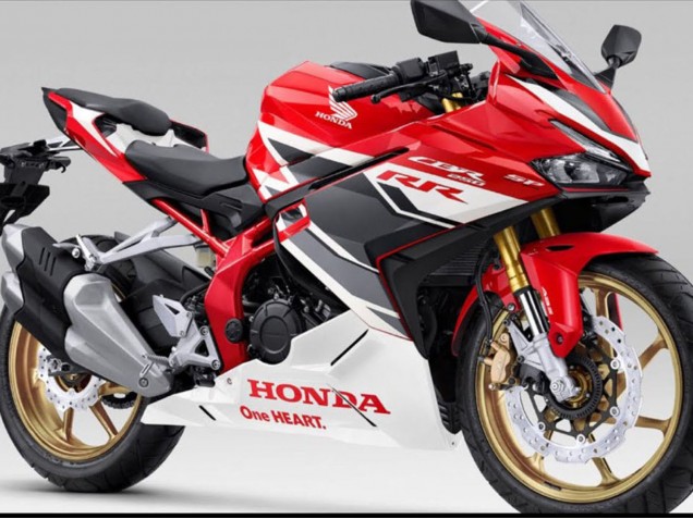 Carenado Moto Honda CBR250RR 2023-2024 - Rojo Blanco Gris