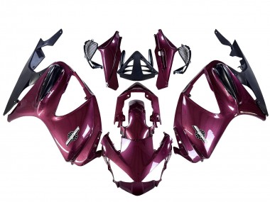 Carenado Moto Honda ST1300 2002-2016 - Púrpura Negro Mate