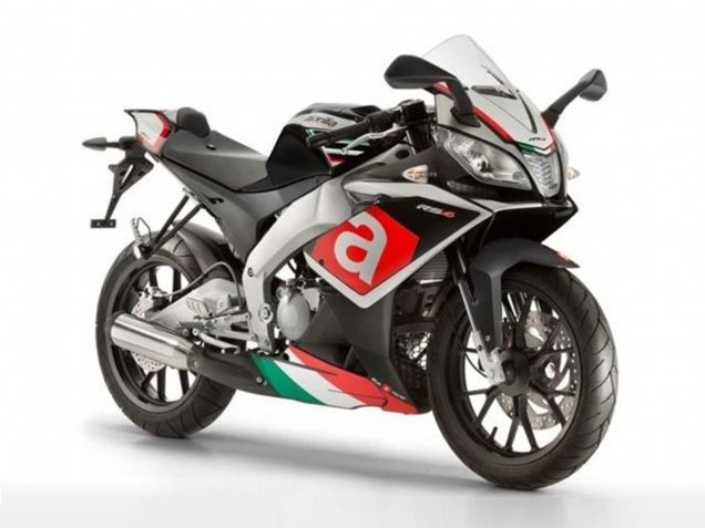 Carenado Moto Aprilia RS4 50 125 2012-2018 - Blanco Rojo Verde Negro Mate