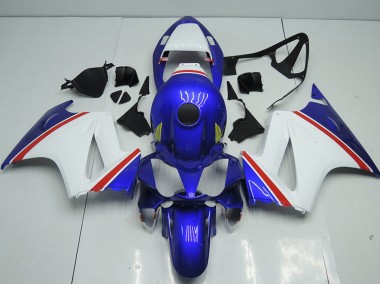 Carenado Moto Honda VFR 800 2002-2013 - Blanco Azul Rojo