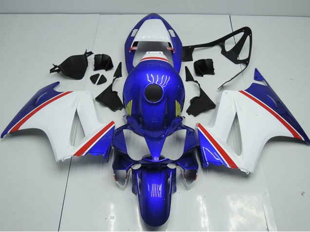 Carenado Moto Honda VFR 800 2002-2013 - Blanco Azul Rojo