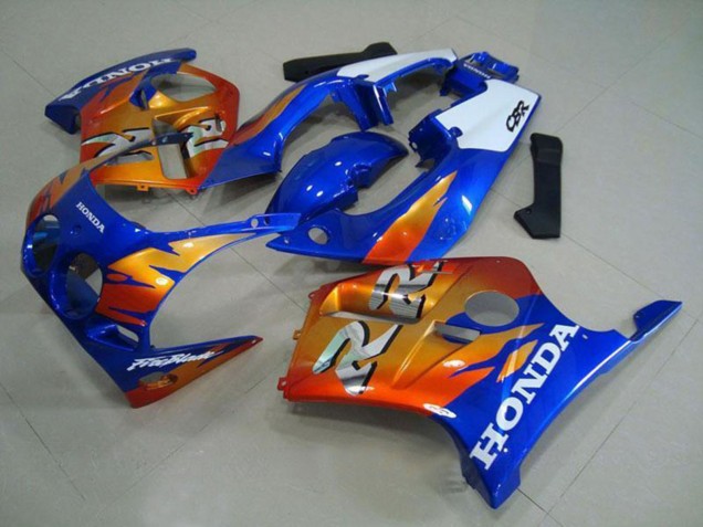 Carenado Moto Honda CBR250RR MC19 1988-1989 - Blanco Azul Naranja