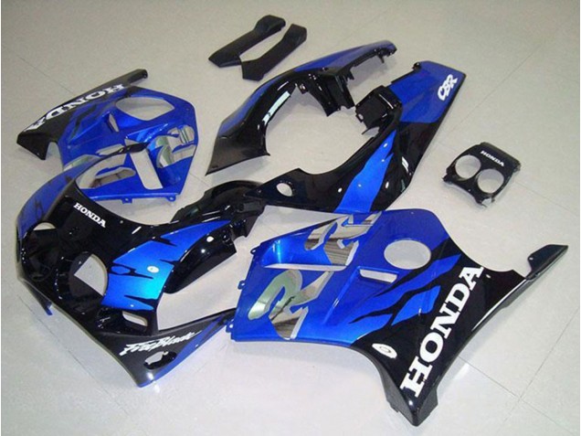 Carenado Moto Honda CBR250RR MC19 1988-1989 - Azul Negro Brillante