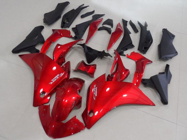 Carenado Moto Honda CBR250RR 2011-2015 - Rojo Negro Mate
