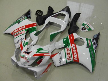 Carenado Moto Honda CBR600 F4i 2001-2003 - Blanco Rojo Verde Castrol