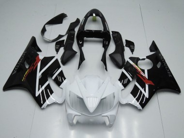 Carenados Moto Honda CBR600 F4i 2001-2003 - Blanco Negro Brillante F Sport