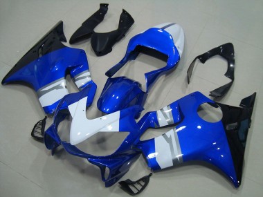 Carenado Moto Honda CBR600 F4i 2001-2003 - Blanco Azul Negro Brillante