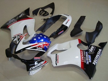Carenado Moto Honda CBR600 F4i 2004-2007 - Blanco Rojo Azul Negro Brillante Estrella Lee Carrera
