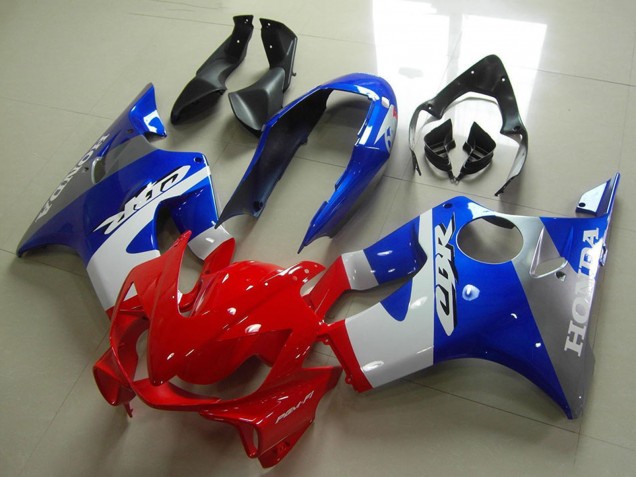 Carenado Moto Honda CBR600 F4i 2004-2007 - Azul Blanco Rojo Gris