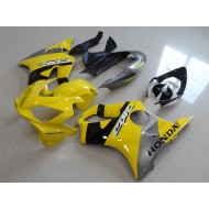 Carenado Moto Honda CBR600 F4i 2004-2007 - Amarillo Plata Negro Brillante
