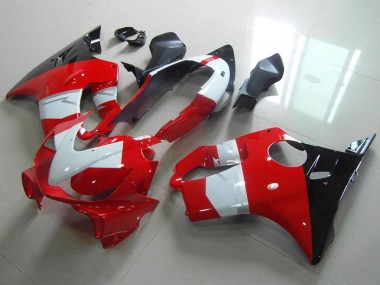 Carenados Moto Honda CBR600 F4i 2004-2007 - Blanco Rojo Negro Brillante