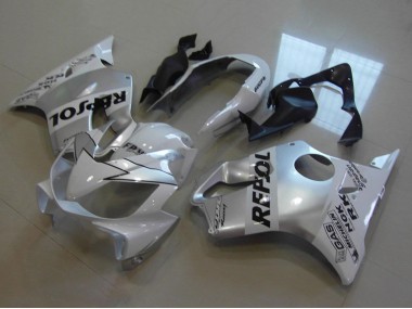 Carenado Moto Honda CBR600 F4i 2004-2007 - Blanco Plata Negro Repsol