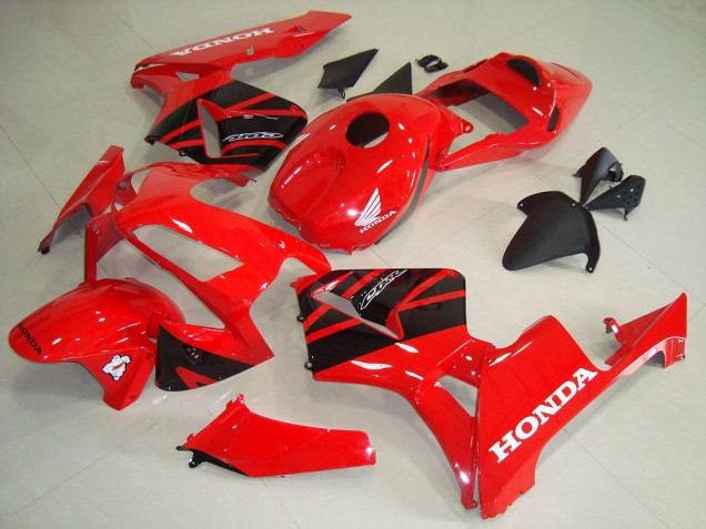Carenado ABS Honda CBR600RR 2003-2004 - Rojo Negro Brillante