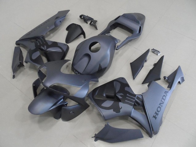 Carenado Moto Honda CBR600RR 2003-2004 - Gris Mate Negro