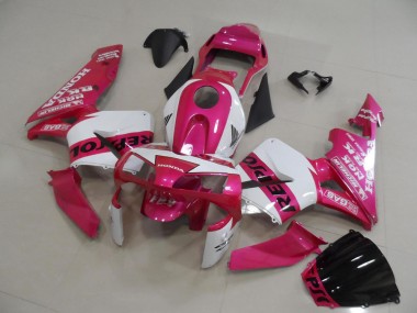 Carenado Moto Honda CBR600RR 2003-2004 - Blanco Rosa Negro Repsol