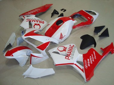 Carenado Moto Honda CBR600RR 2003-2004 - Blanco Rojo Pramac