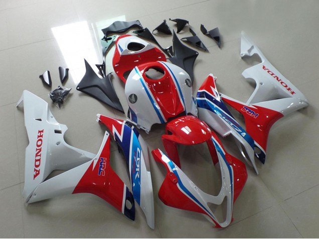 Carenado Moto Honda CBR600RR 2007-2008 - Blanco Rojo Azul Claro HRC