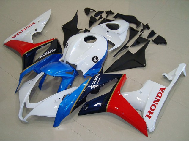 Carenados Moto Honda CBR600RR 2007-2008 - Blanco Azul Rojo Negro Brillante